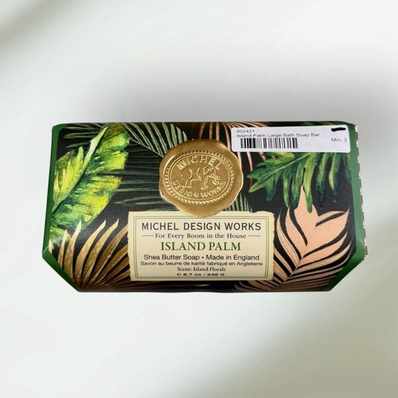 Michel Design Works Island palm Shea Butter Soap 8.7 ounce - Picture 1 of 6